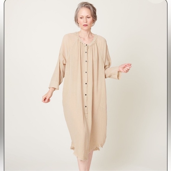 Sz 3/L RAQUEL ALLEGRA Serenity Midi Dress Size: L Raquel Allegra - Picture 11 of 15